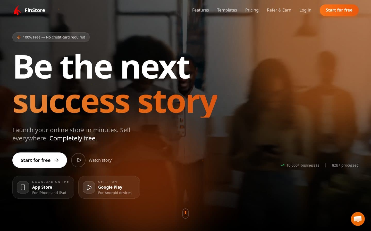 Finstore — e-commerce platform for African merchants