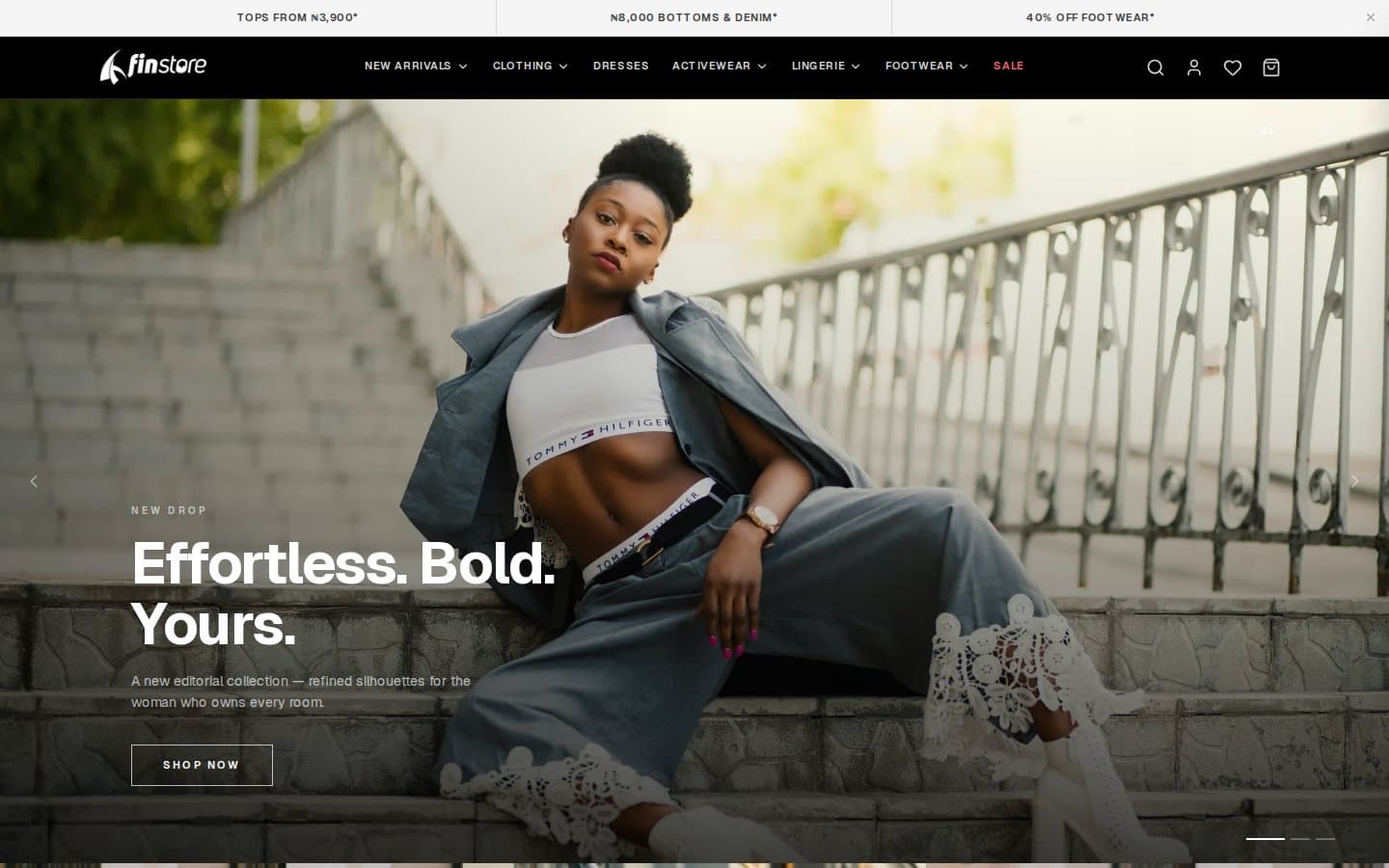 Finstore Premiere — premium commerce template