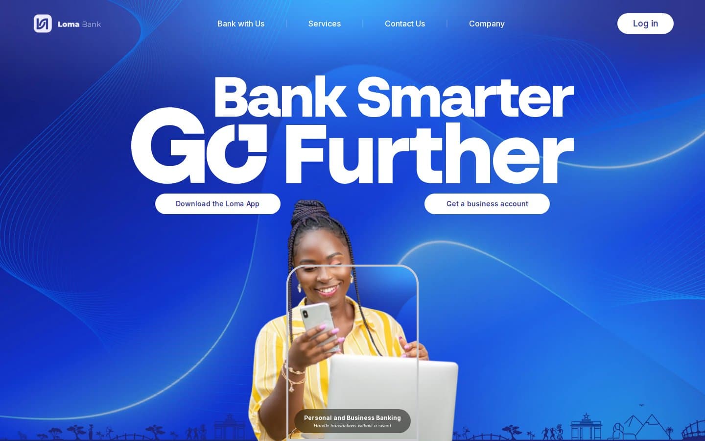 Loma — digital banking interface